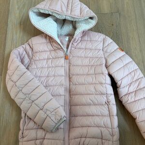 Size 12 save the duck jacket. Kids Pink Hooded Jacket